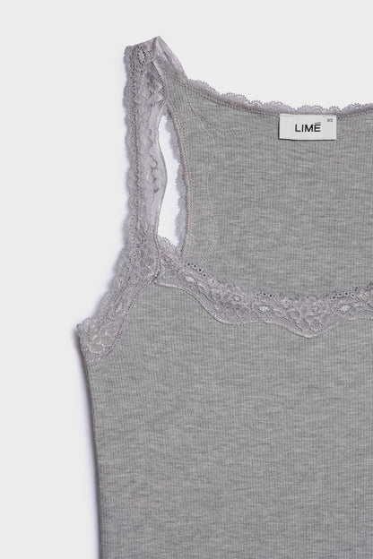 LIGHT GREY MELANGE