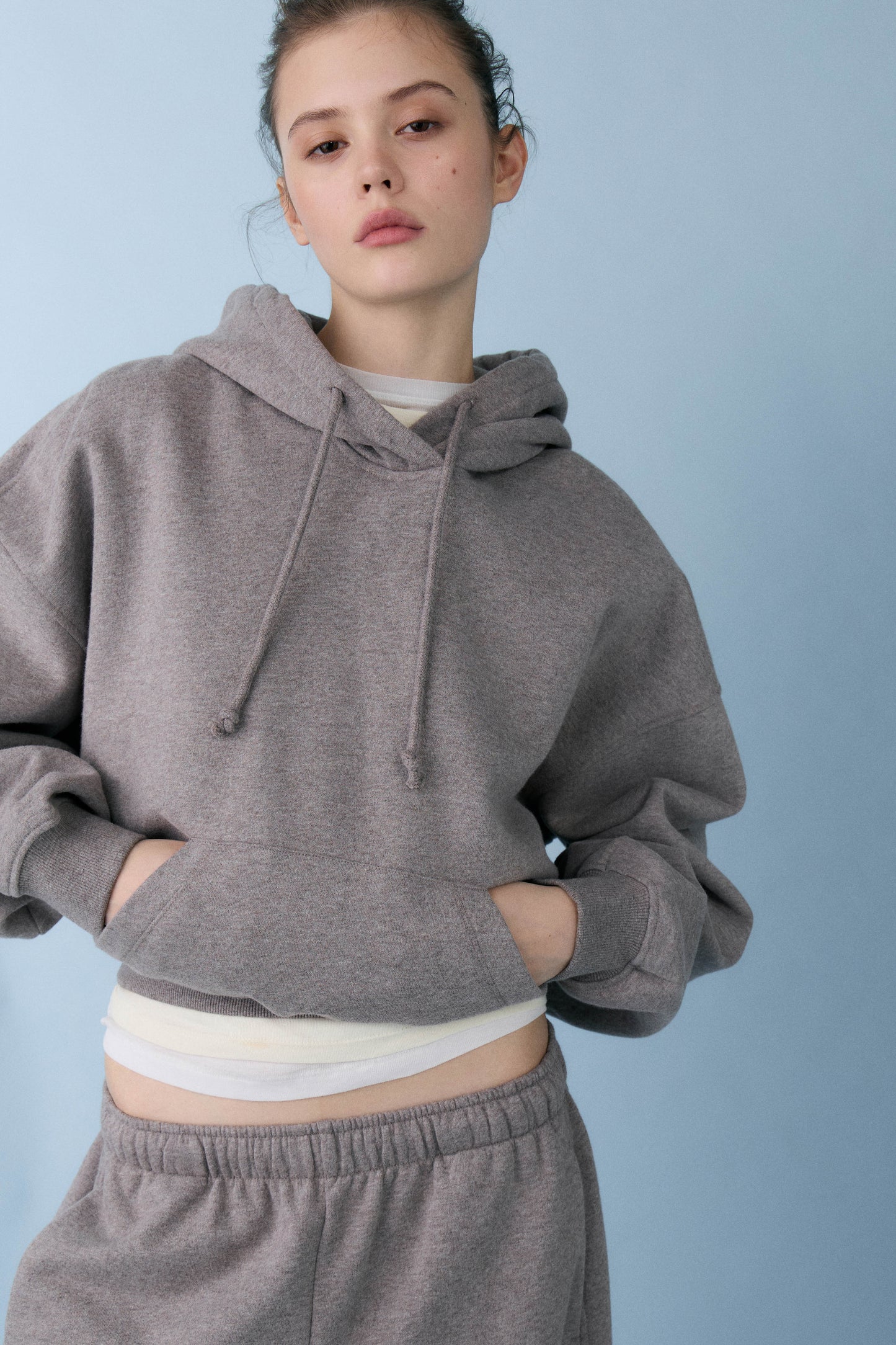GRAY BROWN MELANGE