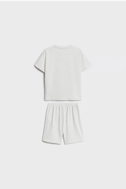 LIGHT GREY MELANGE