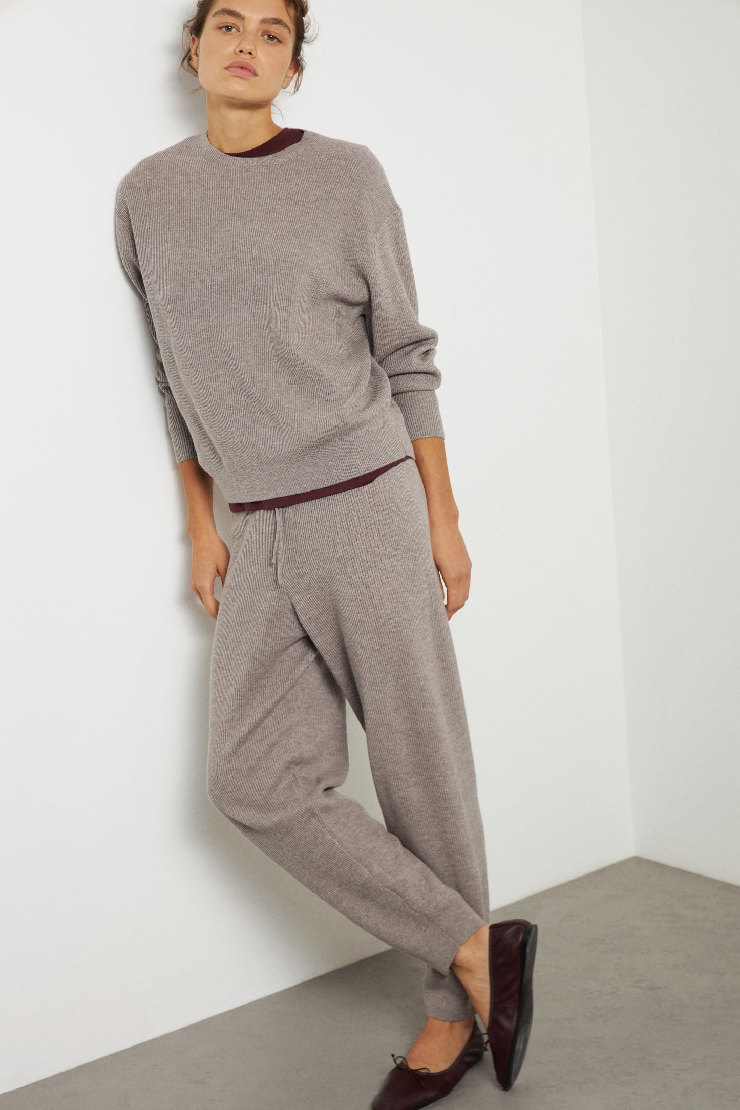 GREY BEIGE MELANGE