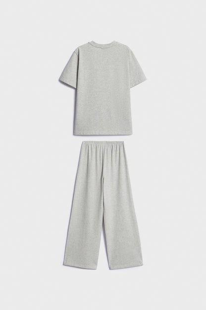 LIGHT GREY MELANGE