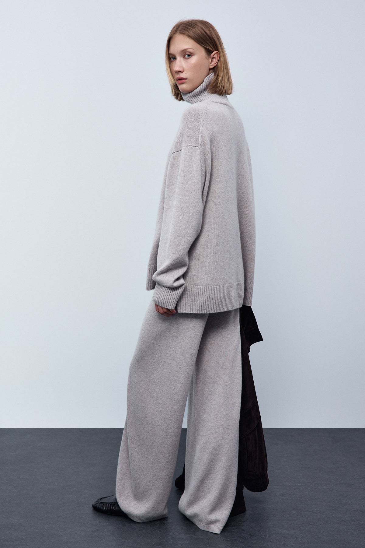 GREY BEIGE MELANGE