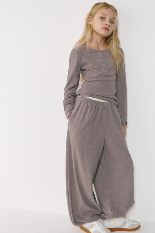 LIGHT GREY MELANGE