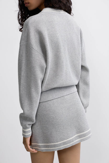 LIGHT GREY MELANGE