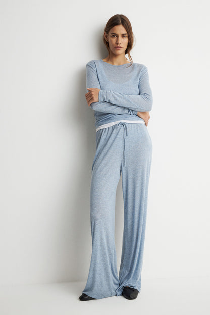 GRAY-BLUE MELANGE