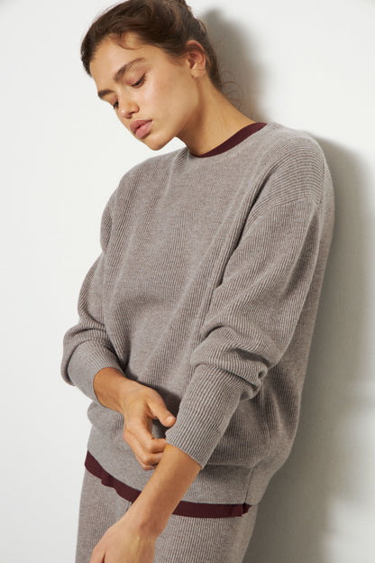 GREY BEIGE MELANGE