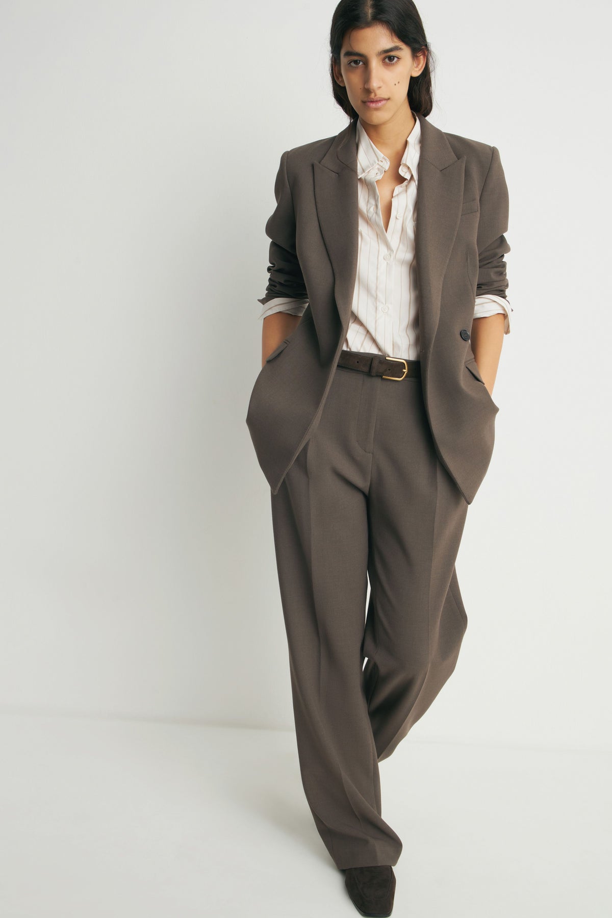 GRAY BROWN MELANGE
