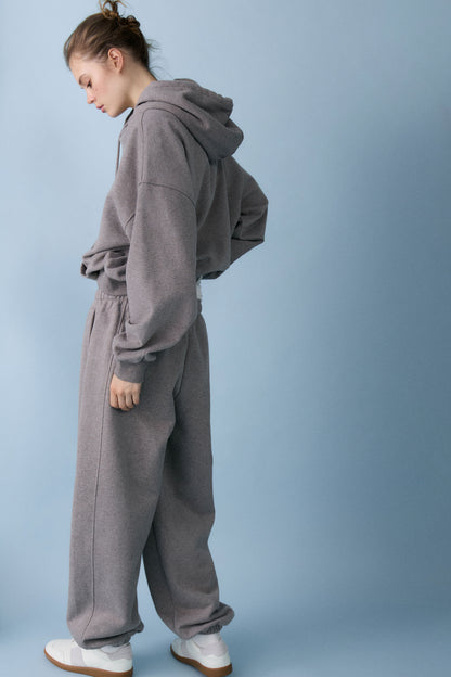 GRAY BROWN MELANGE