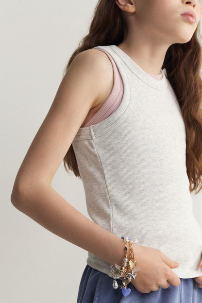 LIGHT GREY MELANGE
