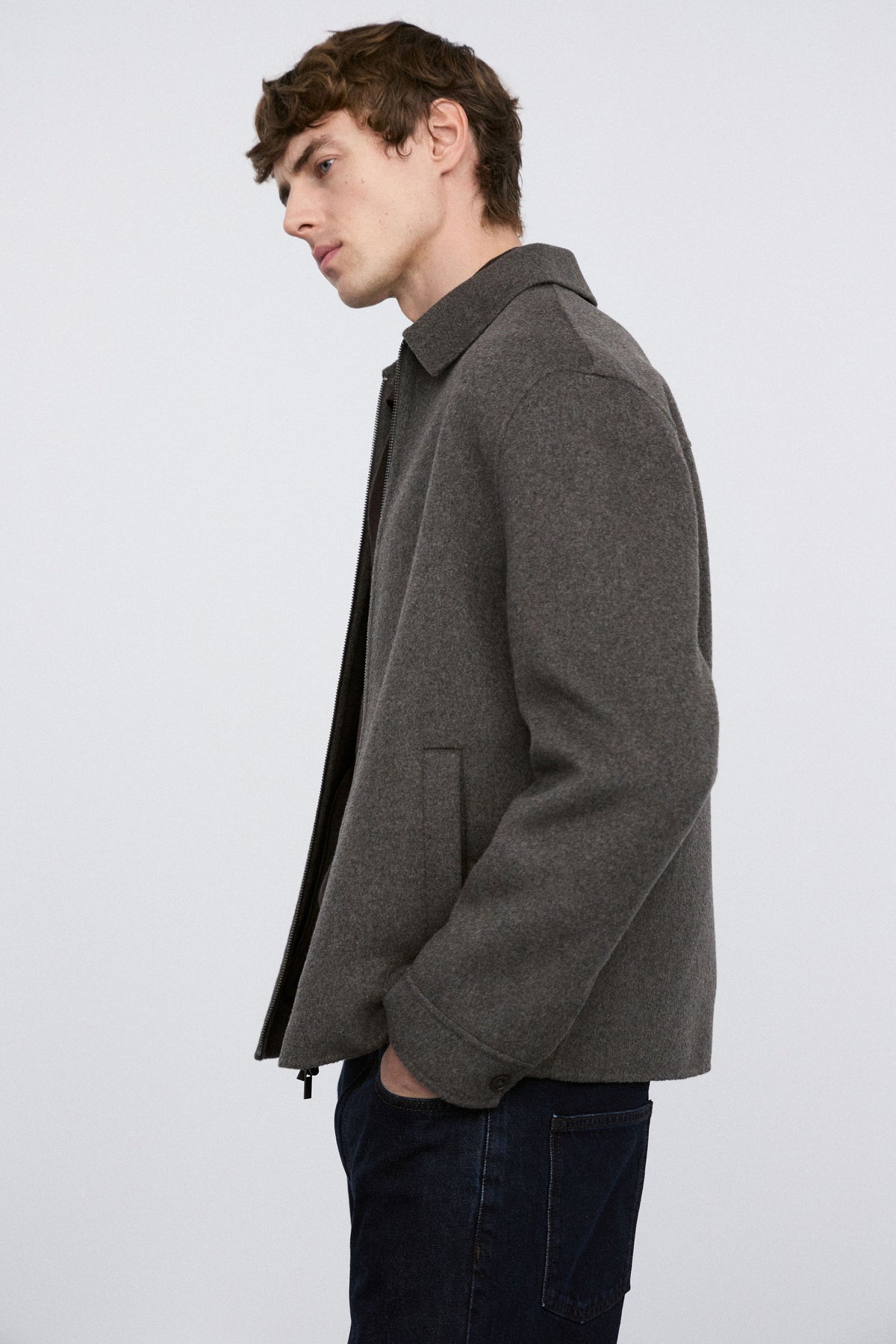 GRAY BROWN MELANGE