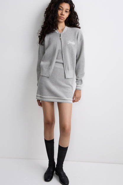 LIGHT GREY MELANGE