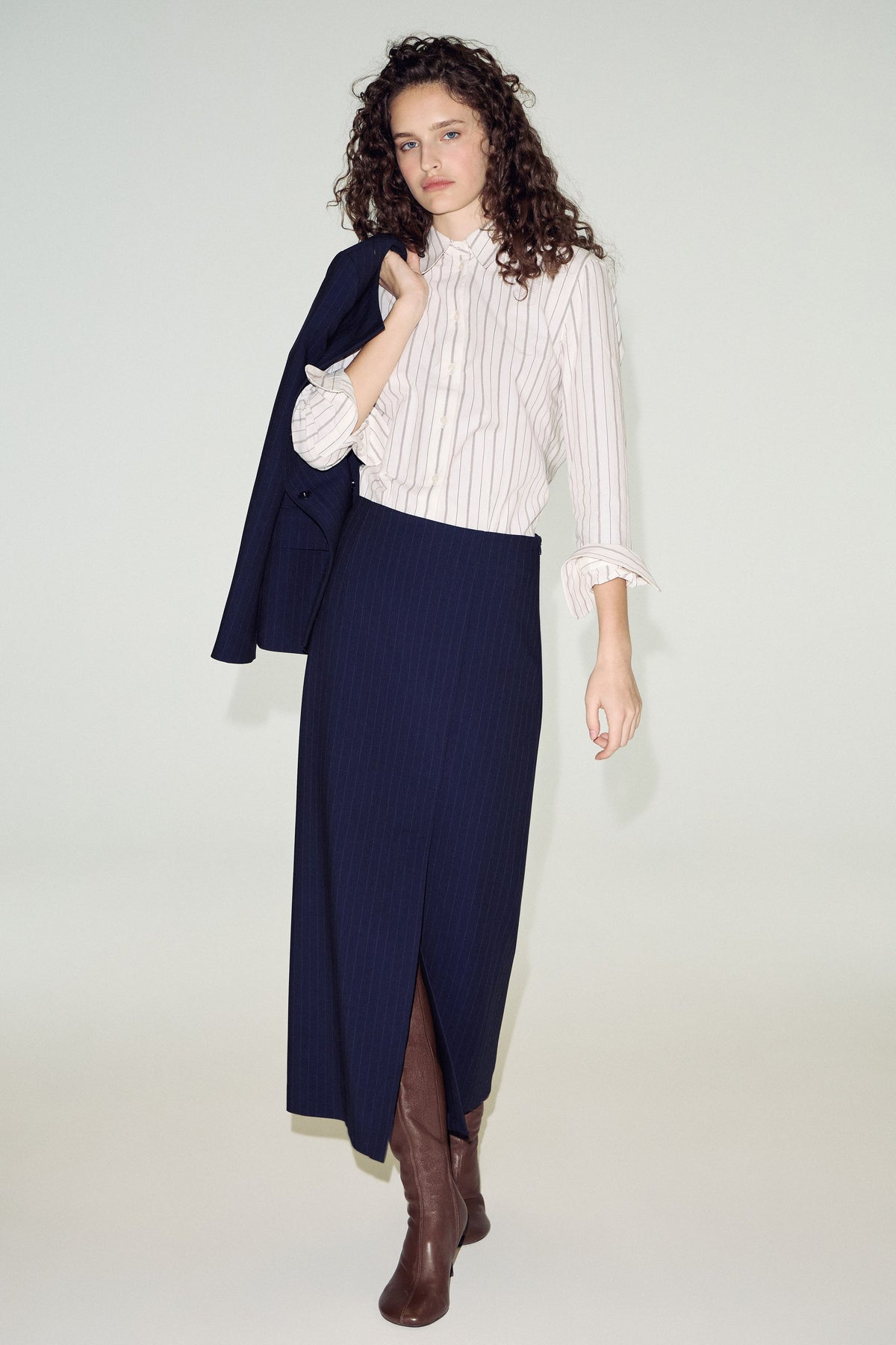 DARK BLUE/WHITE