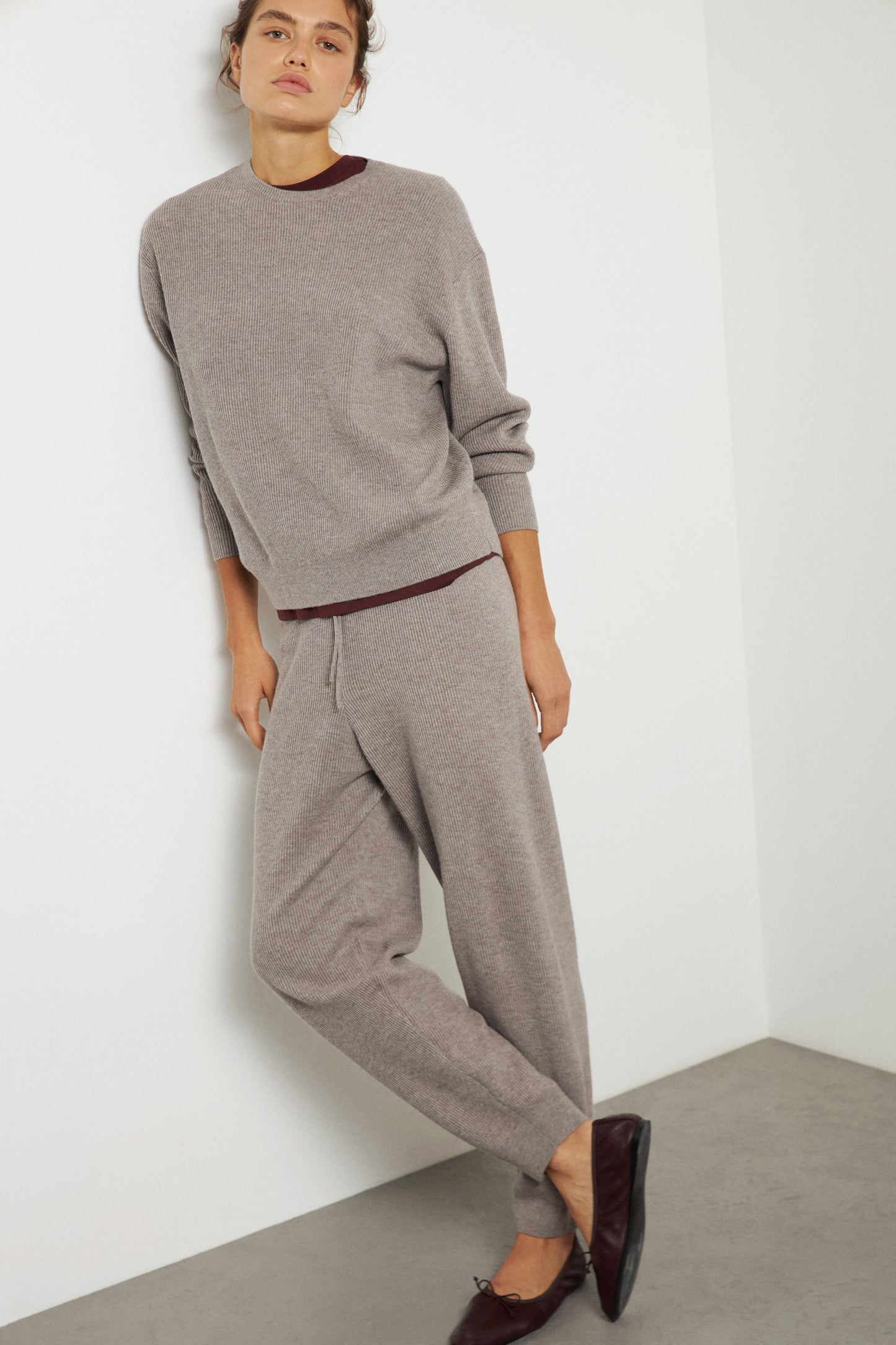 GREY BEIGE MELANGE
