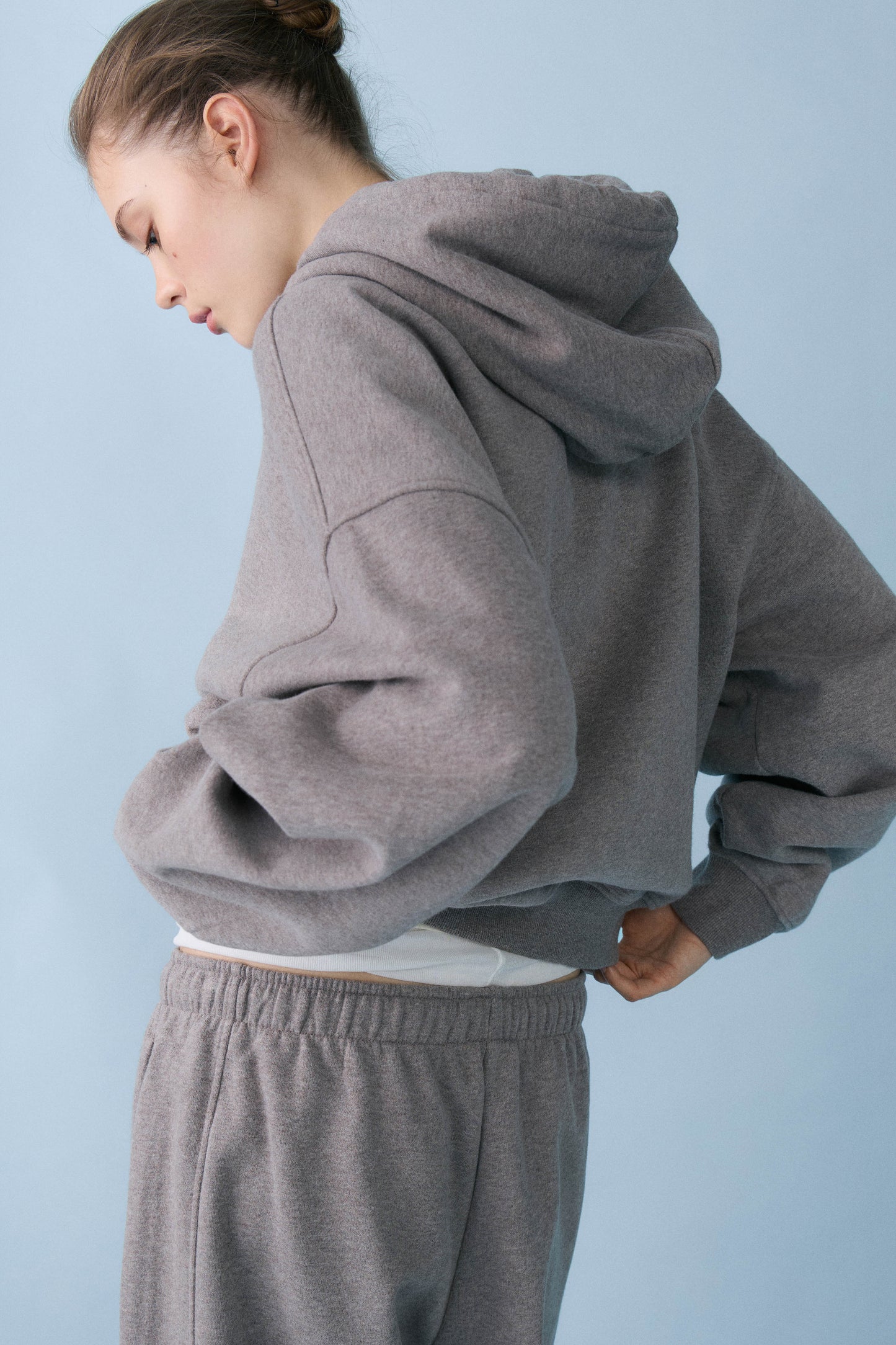 GRAY BROWN MELANGE
