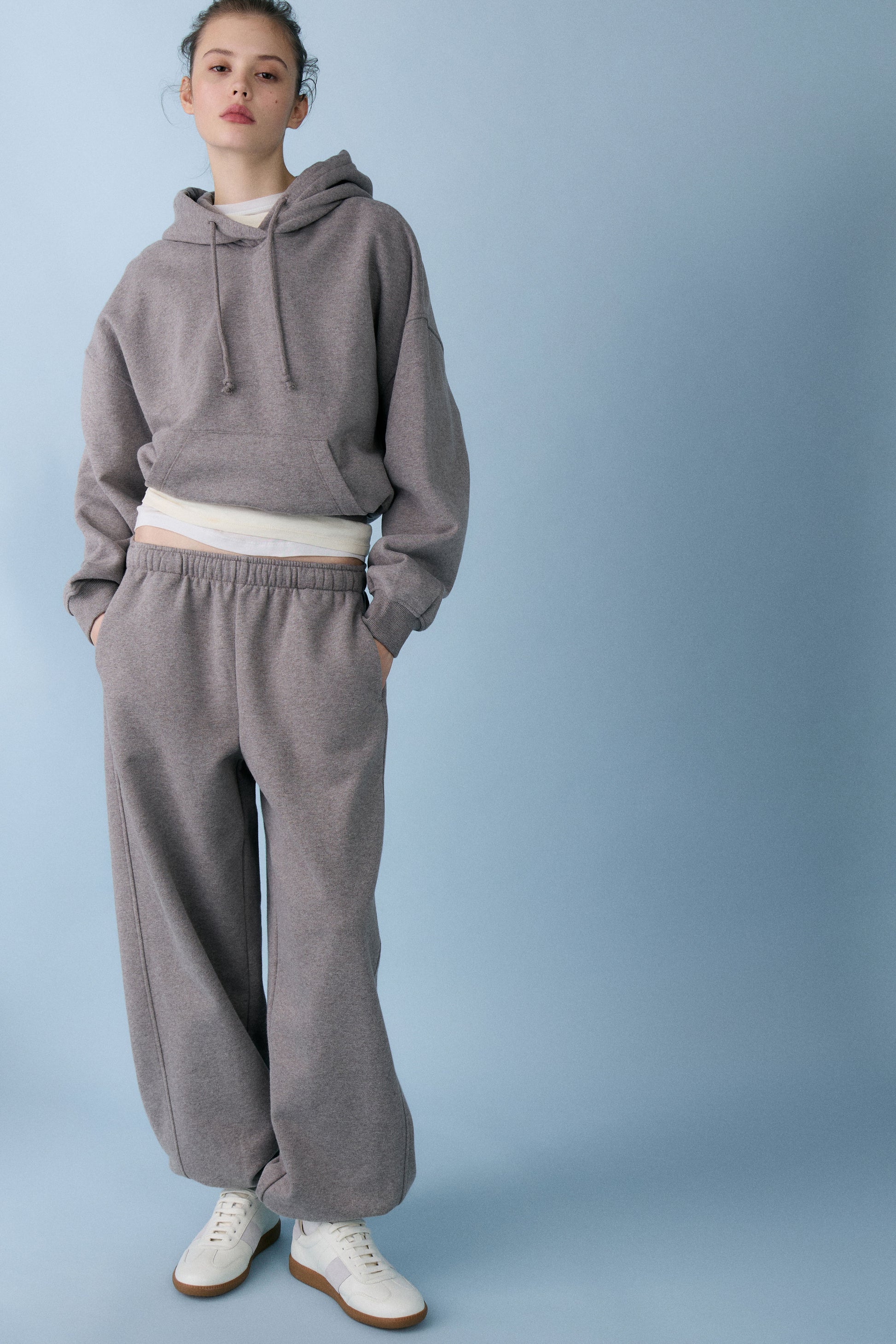 GRAY BROWN MELANGE