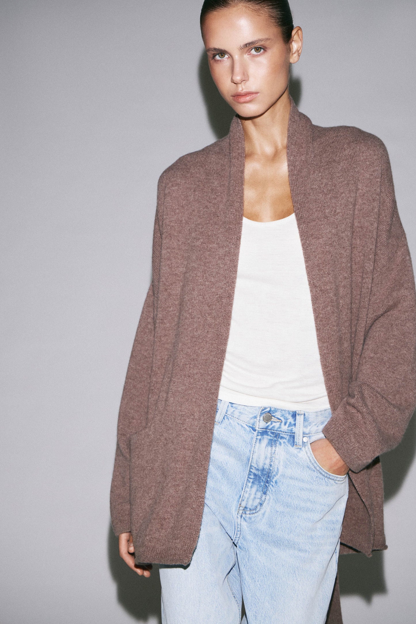 GREY BEIGE MELANGE