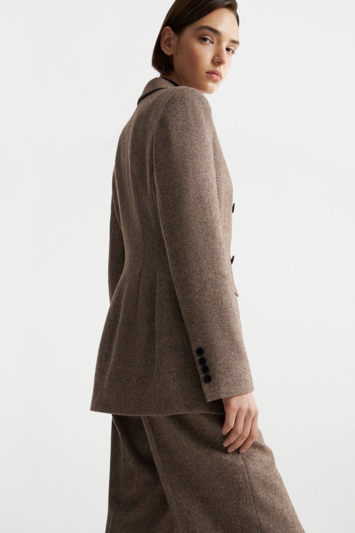 GRAY BROWN MELANGE