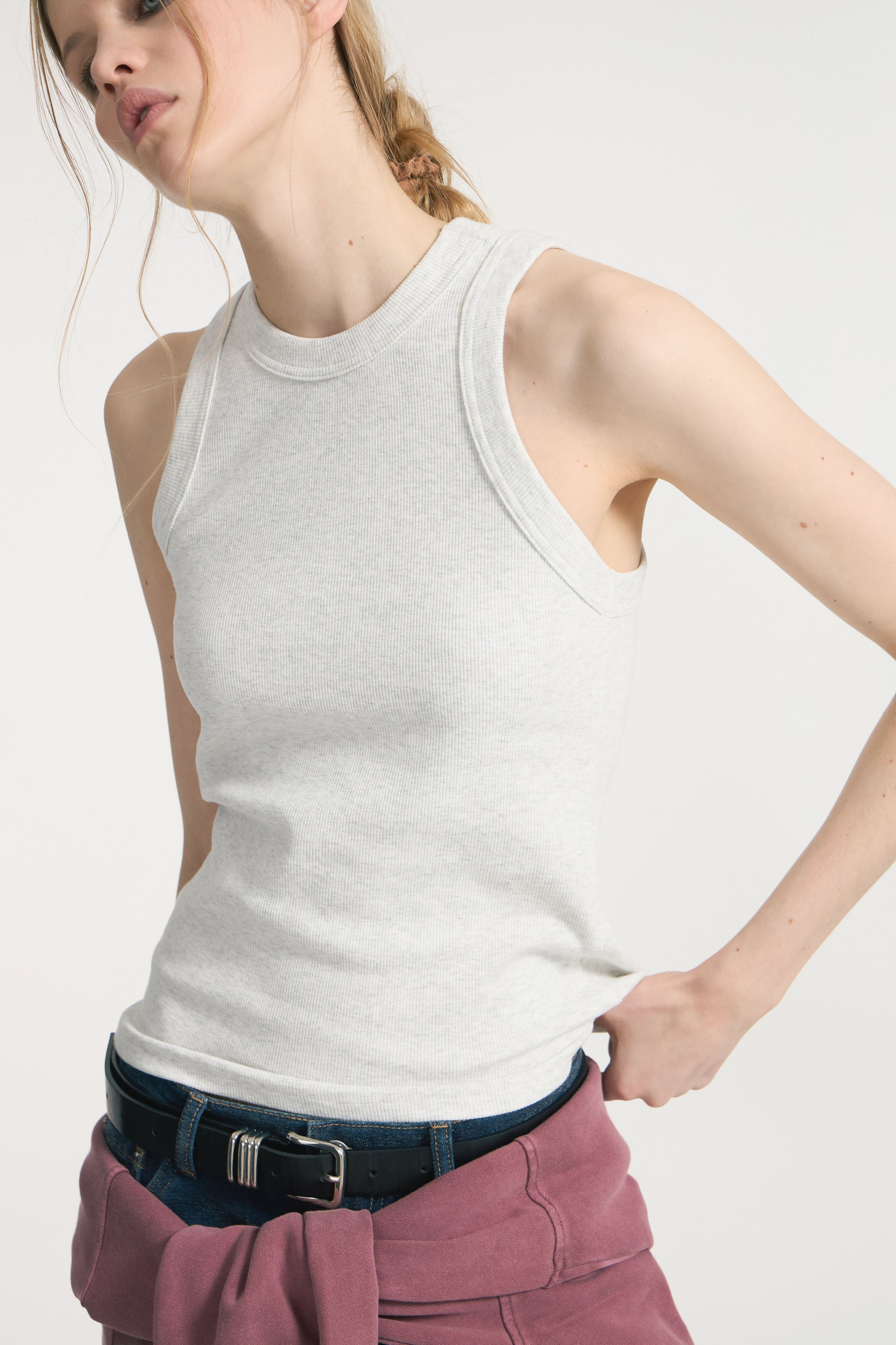 SILVER GRAY MELANGE