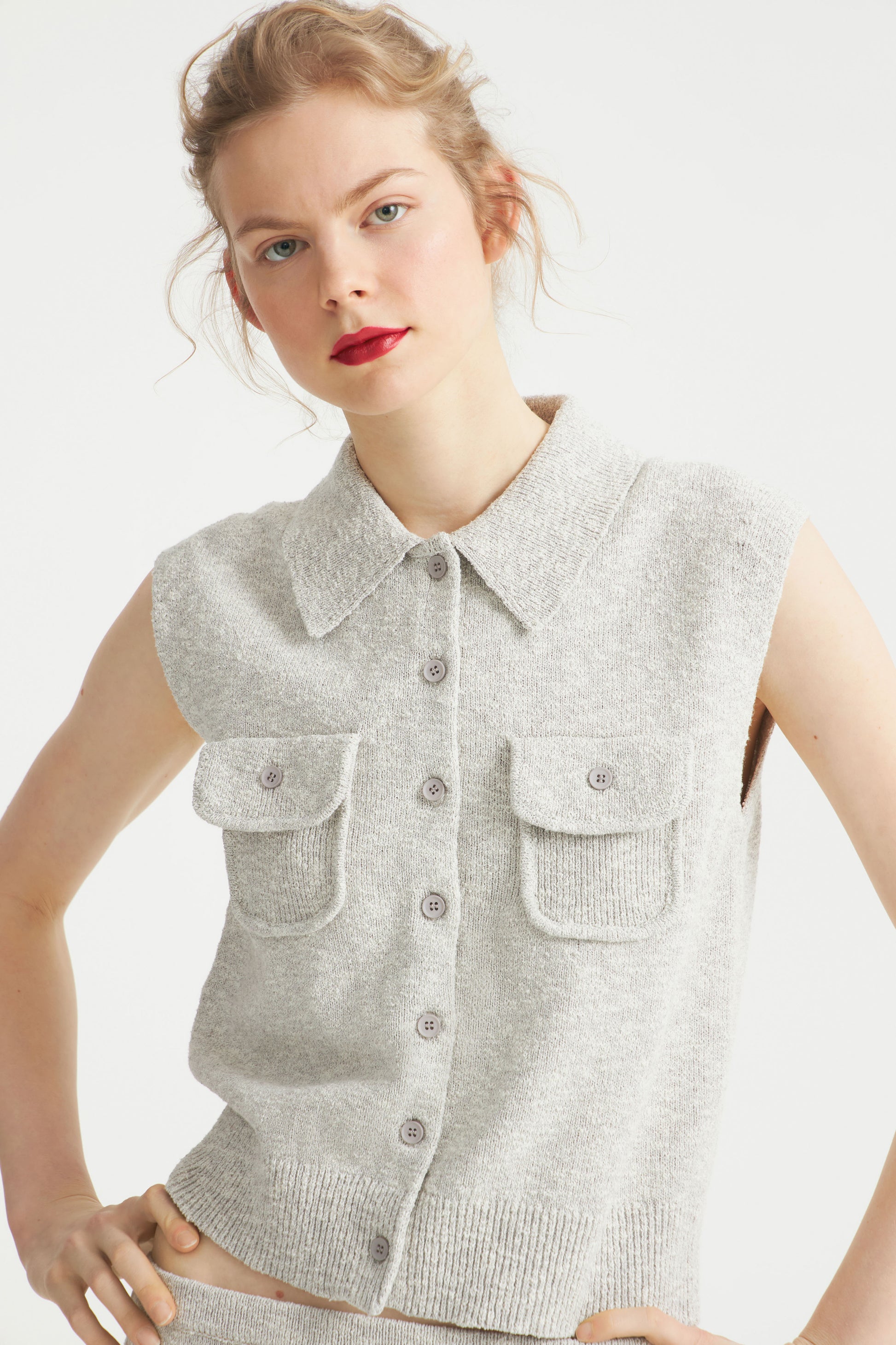 LIGHT GREY MELANGE