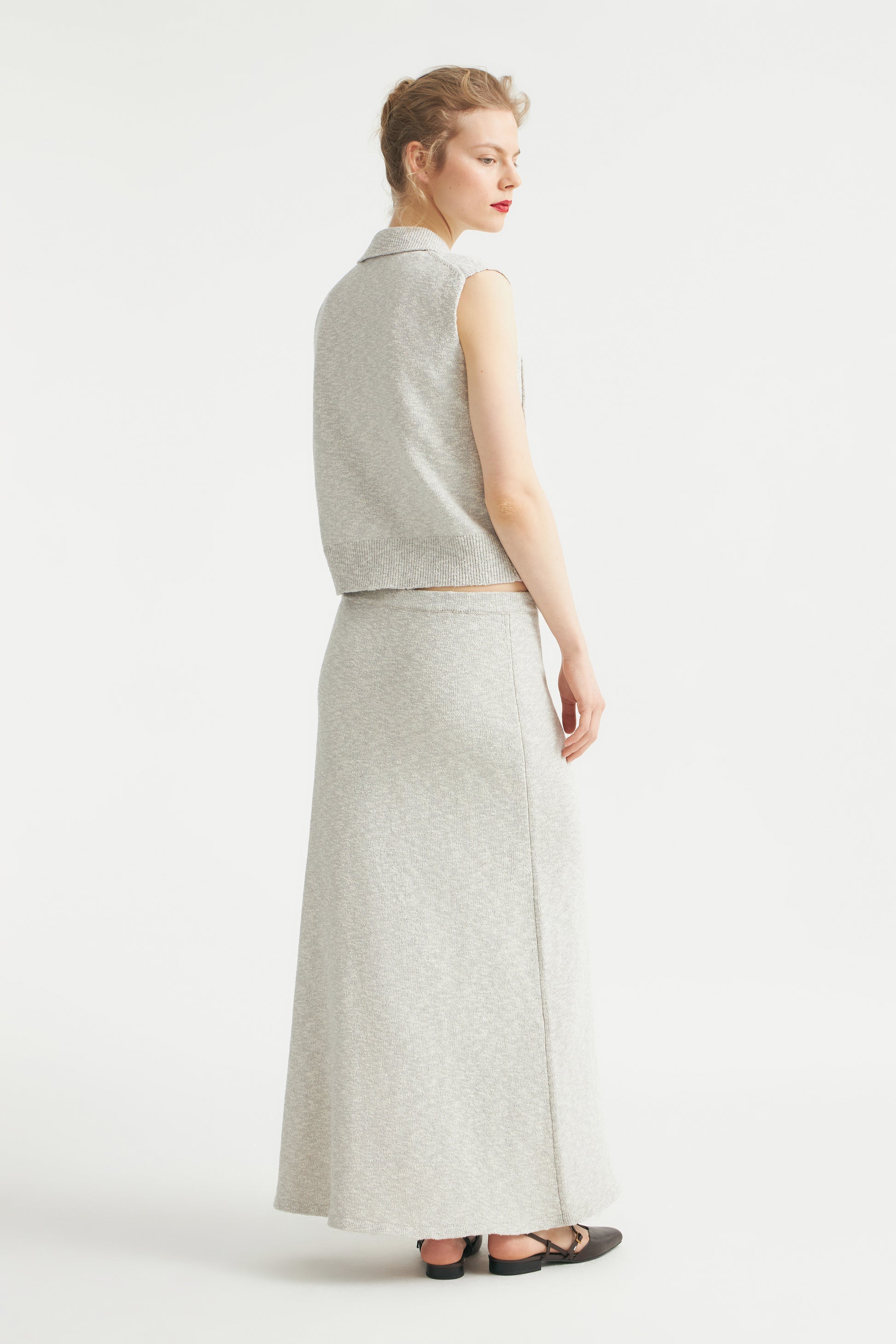 LIGHT GREY MELANGE