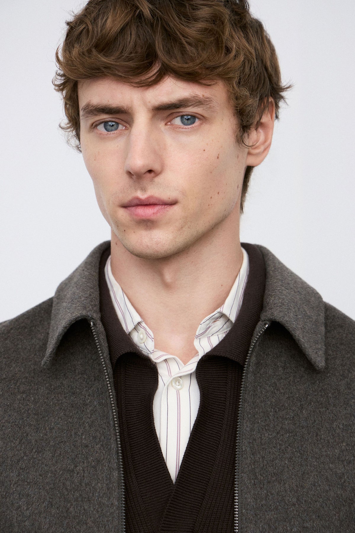 GRAY BROWN MELANGE