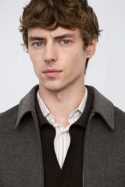 GRAY BROWN MELANGE