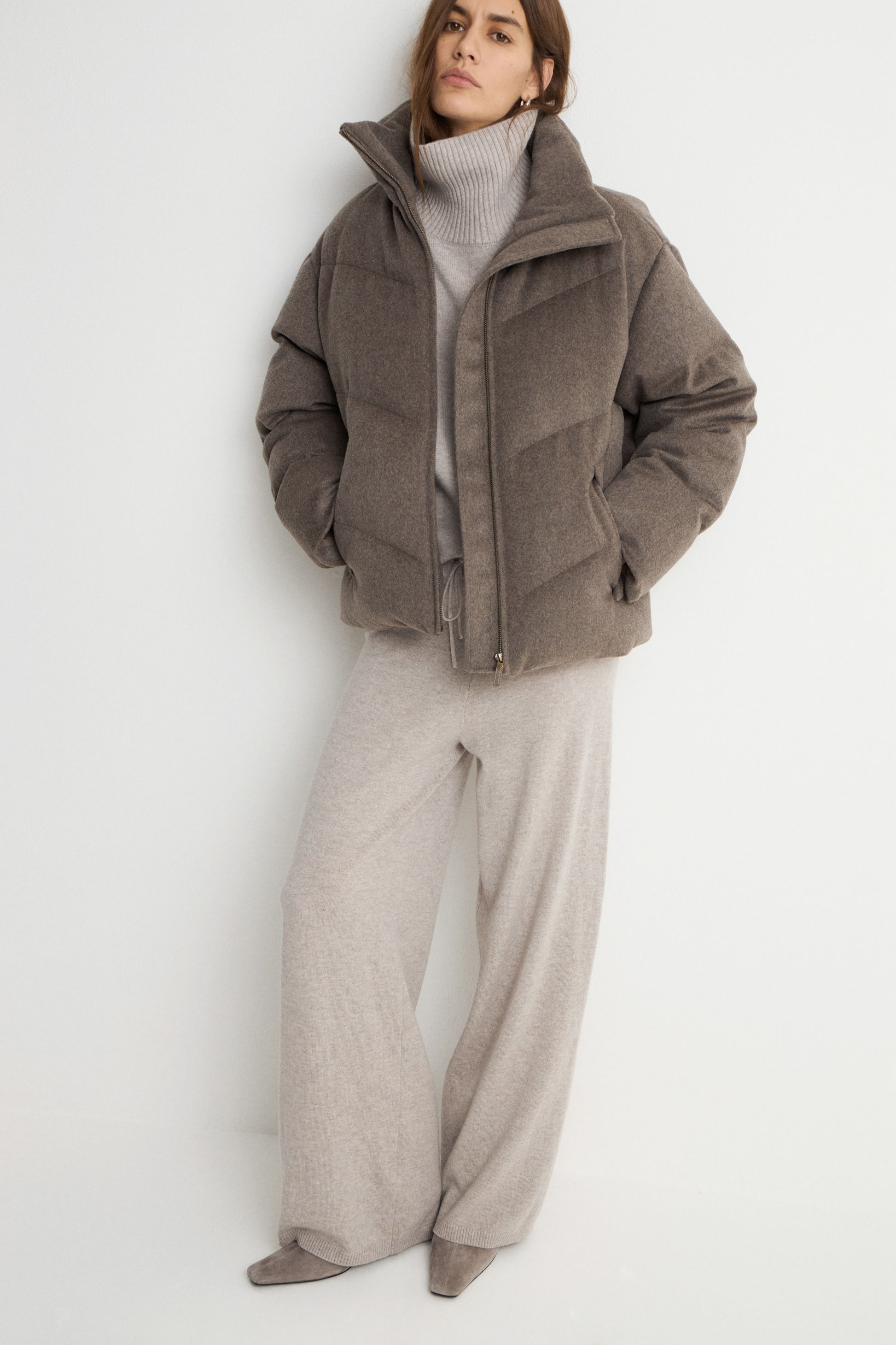 GREY BEIGE MELANGE