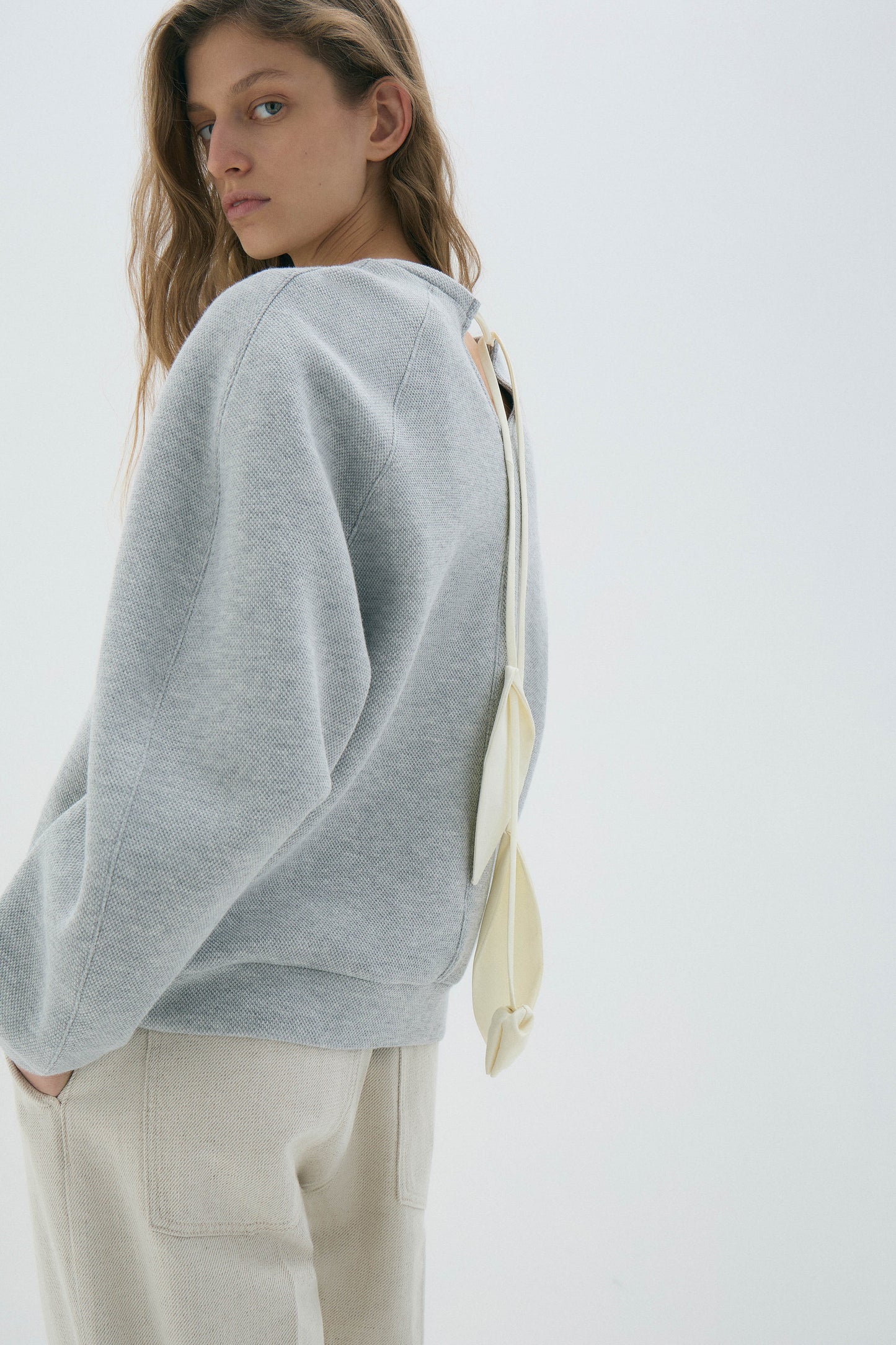 LIGHT GREY MELANGE