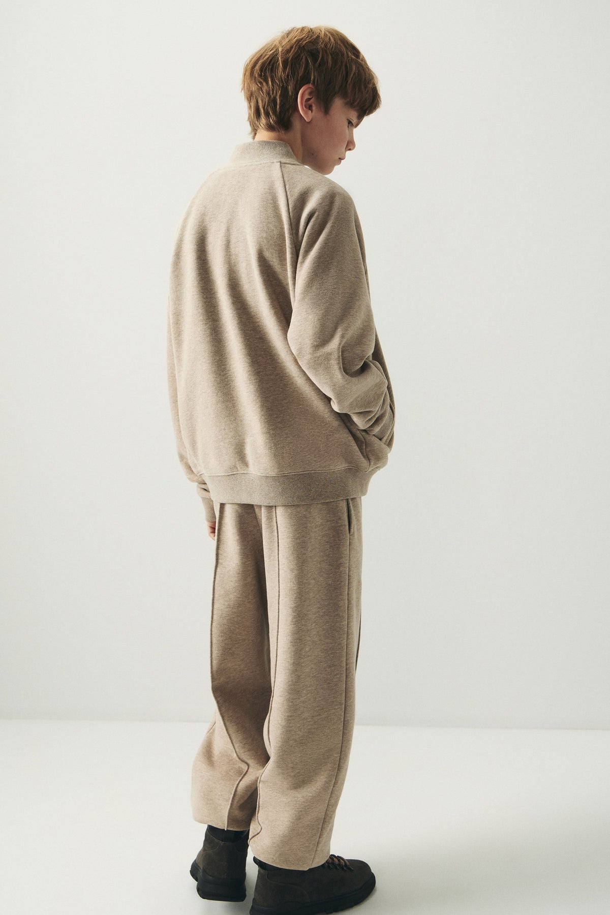GREY BEIGE MELANGE
