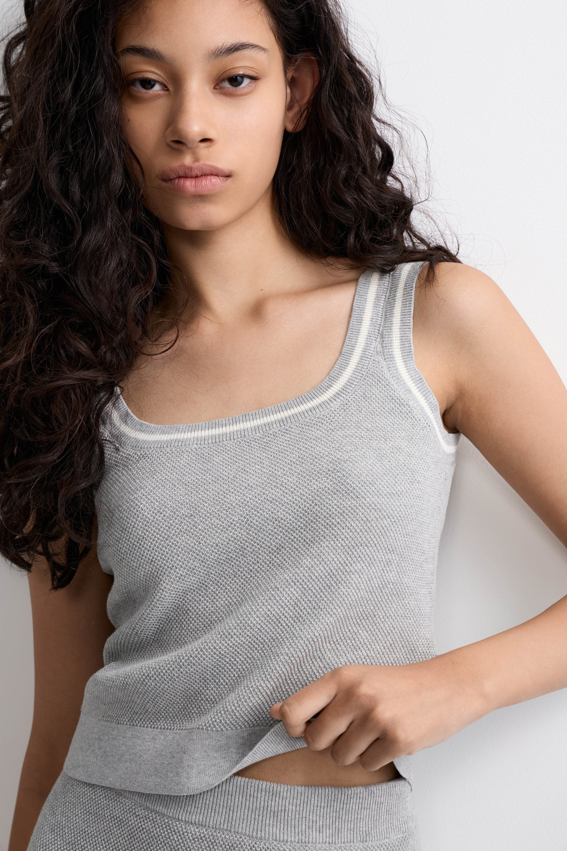 LIGHT GREY MELANGE