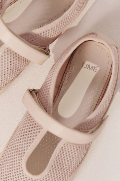 FLAT MESH MARY JANES