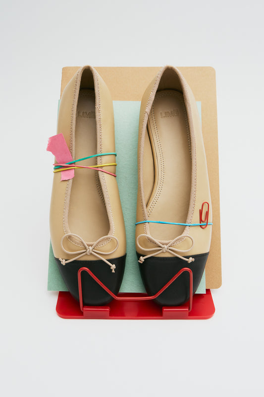LEATHER BALLET FLATS