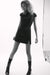 JACQUARD-WEAVE MINI DRESS