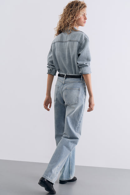 RELAXED MID-RISE JEANS