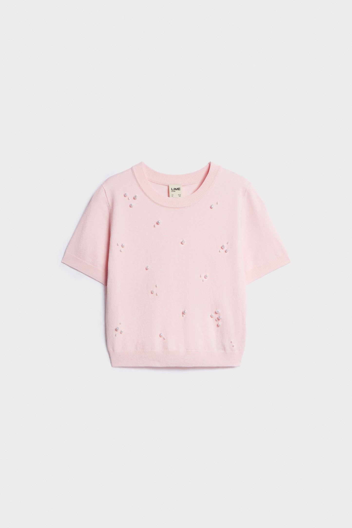BEADED VISCOSE-KNIT JUMPER