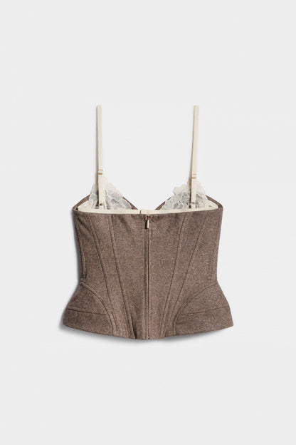 GRAY BROWN MELANGE