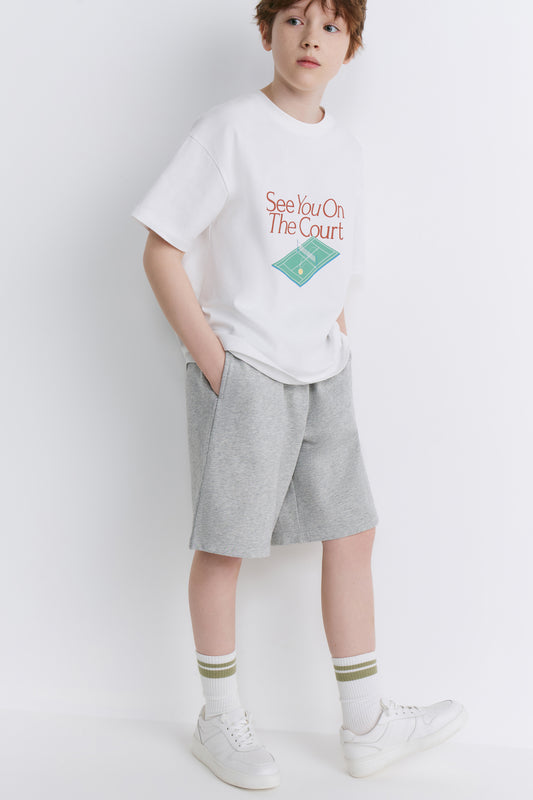 LIGHT GREY MELANGE