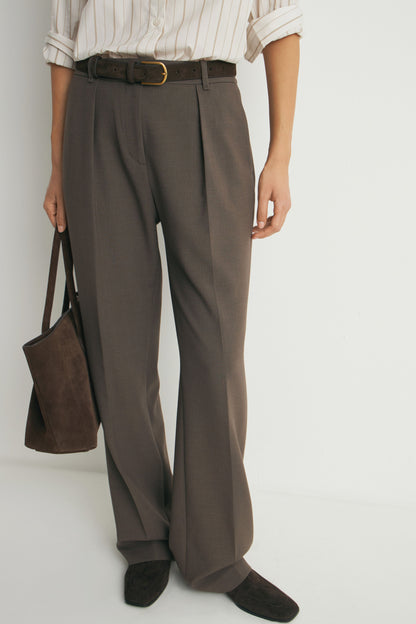 GRAY BROWN MELANGE