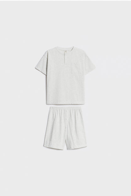 LIGHT GREY MELANGE