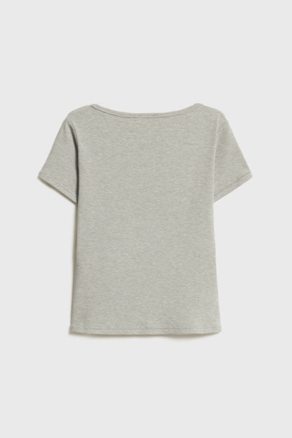 LIGHT GREY MELANGE