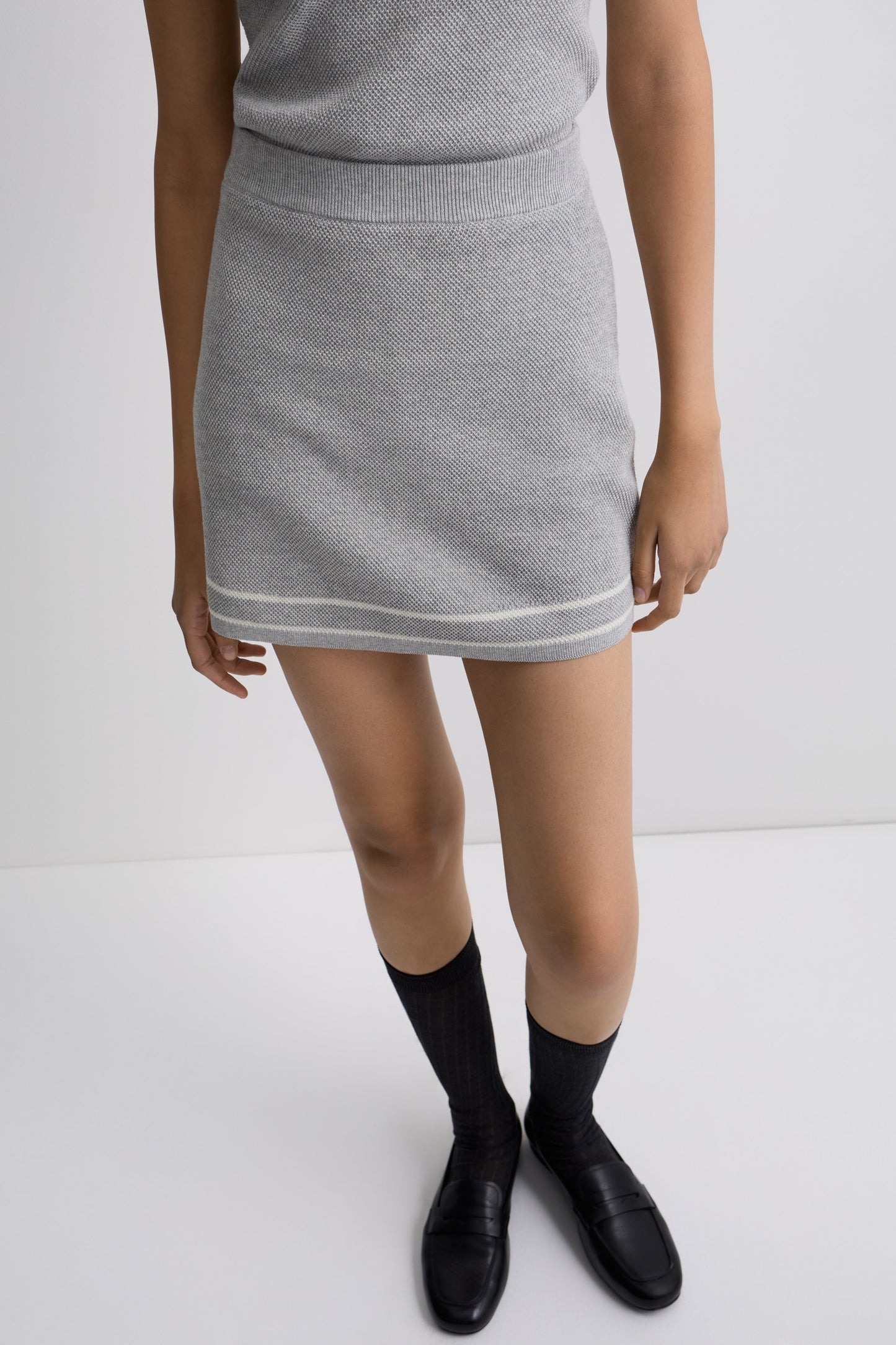 LIGHT GREY MELANGE