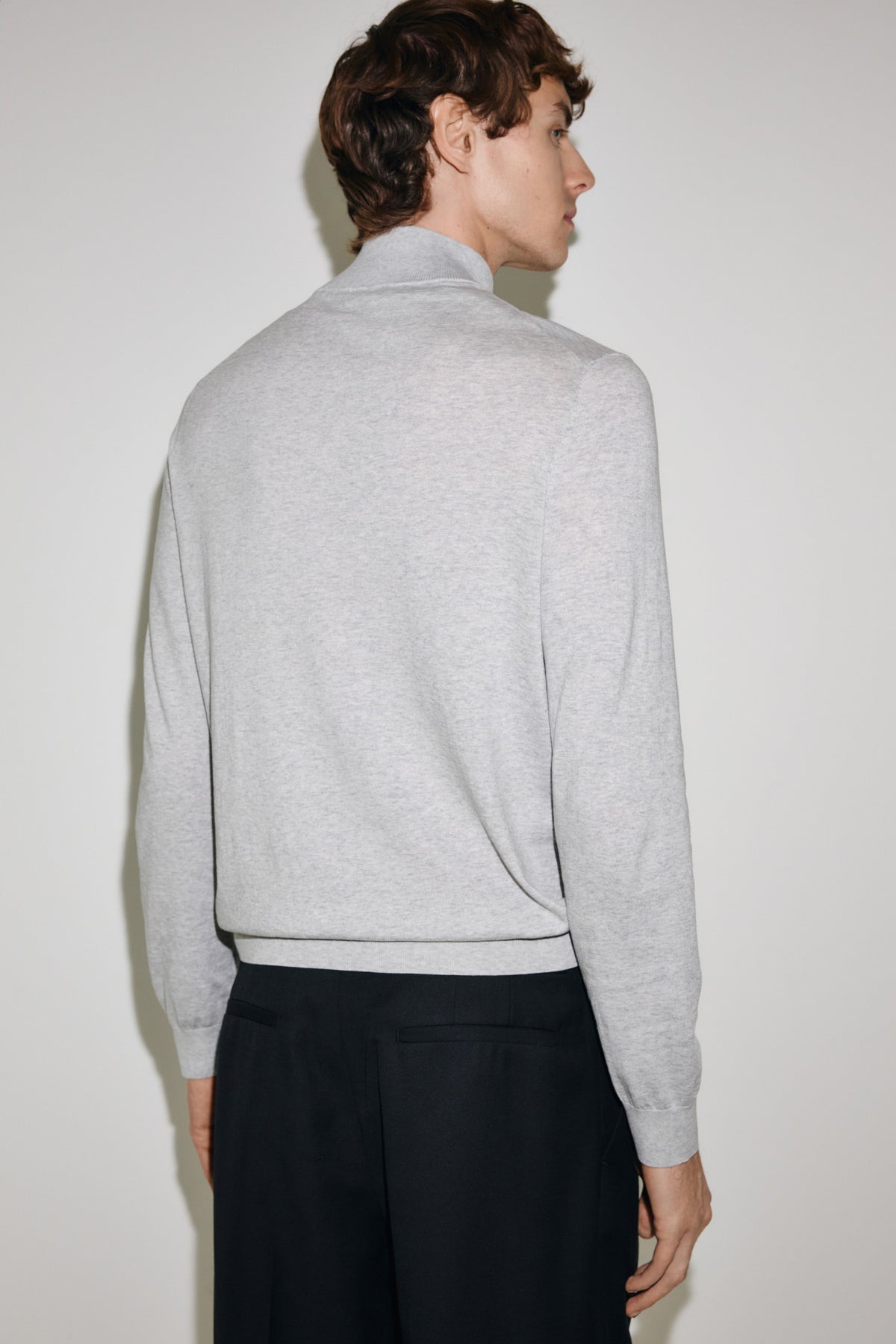 LIGHT GREY MELANGE