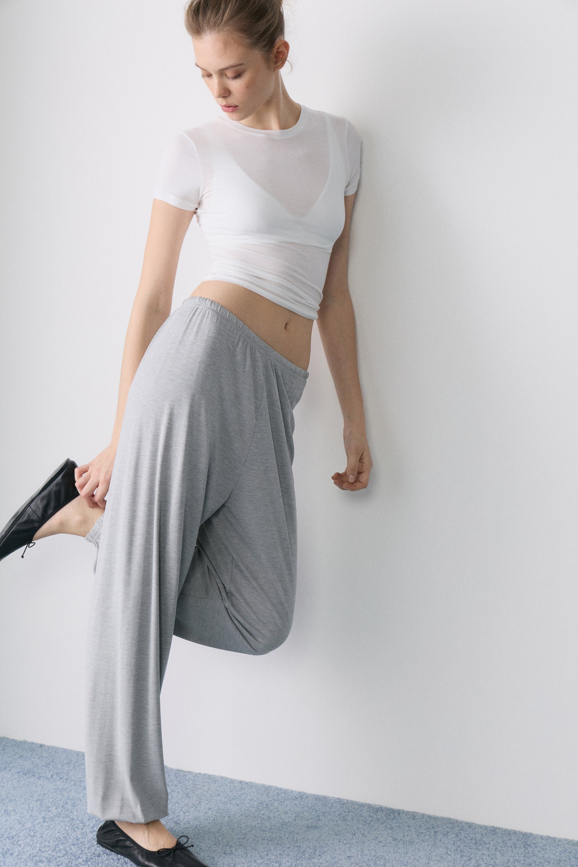 LIGHT GREY MELANGE