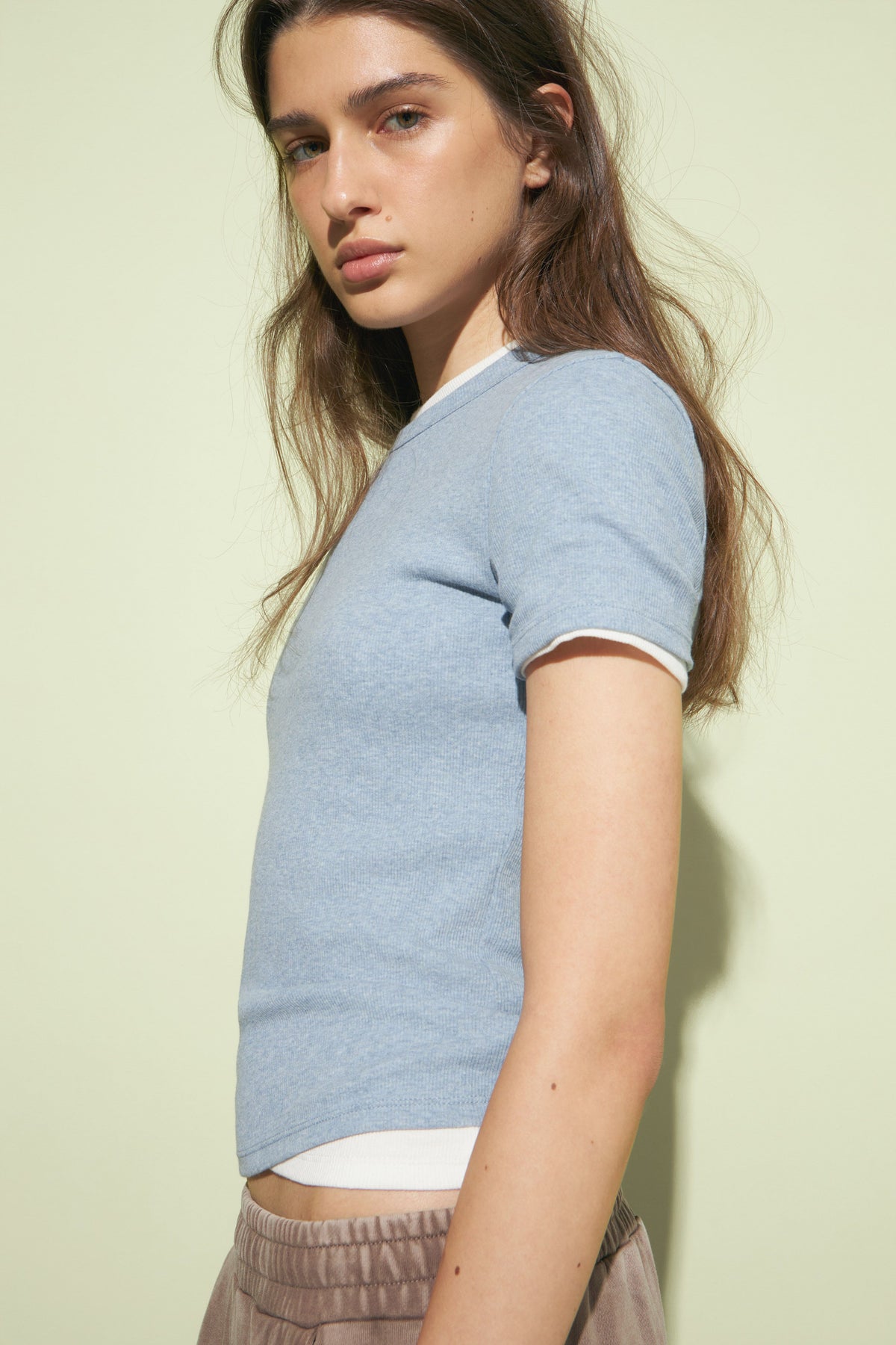 GRAY-BLUE MELANGE