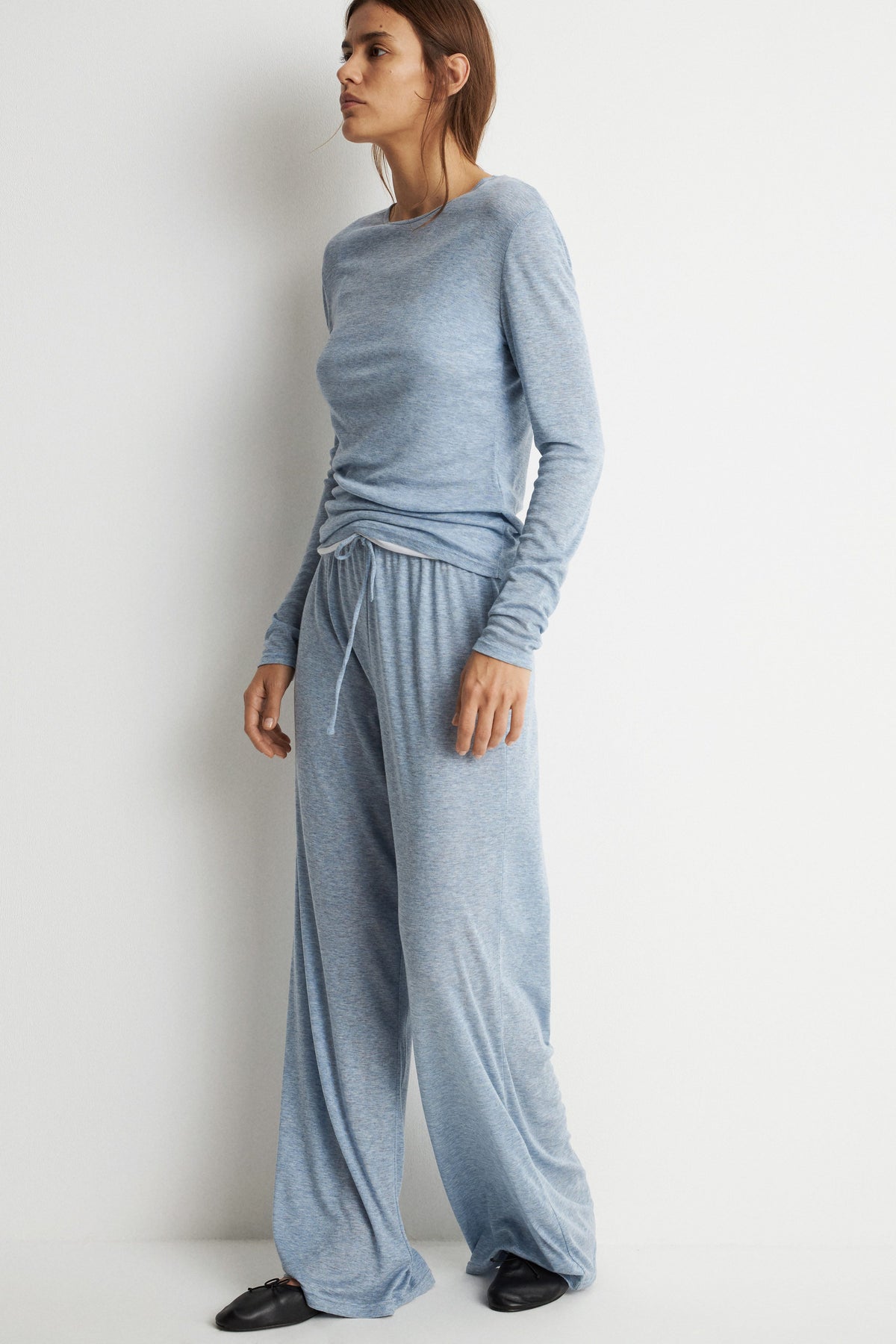 GRAY-BLUE MELANGE
